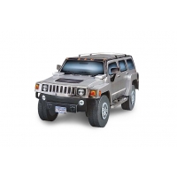 Сборная модель Hummer H3 - серебристый металик Умная Бумага Игрушки и Детские игры 