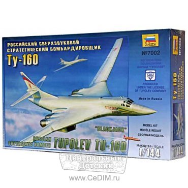 Сборная модель Самолет ТУ-160  Zvezda 