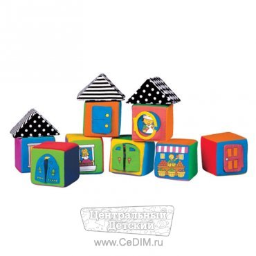 Набор Мягкие кубики и пирамидки  K'S Kids 