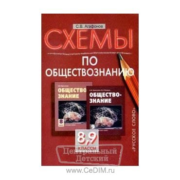 Обществознание Схемы к учебнику Кравченко 8 - 9 классы  Русское слово 