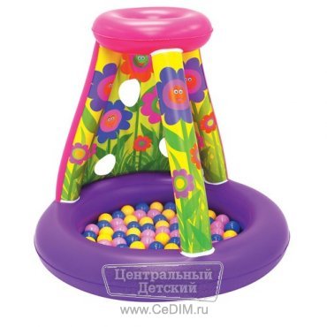 Надувной игровой центр с шарами Цветочная поляна  Moose 