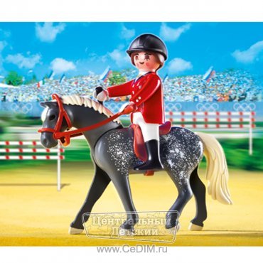 Трекерная лошадь со стойлом  Playmobil 