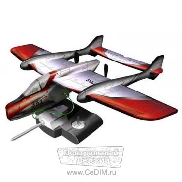 Игрушка на радиоуправлении самолёт X-TWIN HIGHFLYER Собери сам  Silverlit 