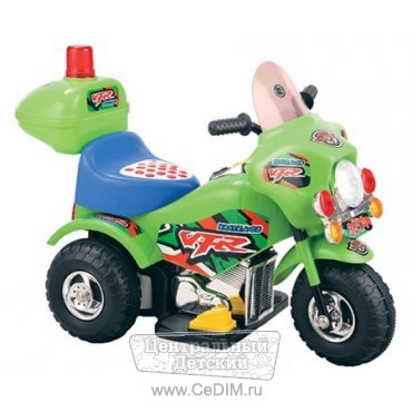 Детский Электро мотоцикл МИНИ GREEN зелёный  Glory 