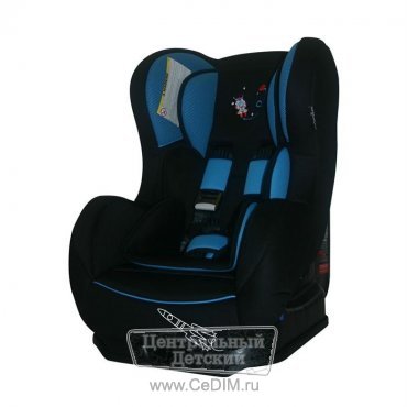 Автокресло Nania COSMO SP Luxe BLUE MOON 0 - 18 кг черный - голубой  Nania 