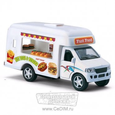 Машина Фургон быстрого питания Хот дог и бургер  Kinsmart 
