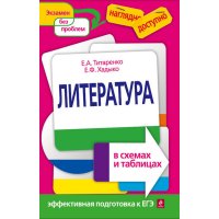 Литература в схемах и таблицах Эксмо Учебники и учебные пособия 